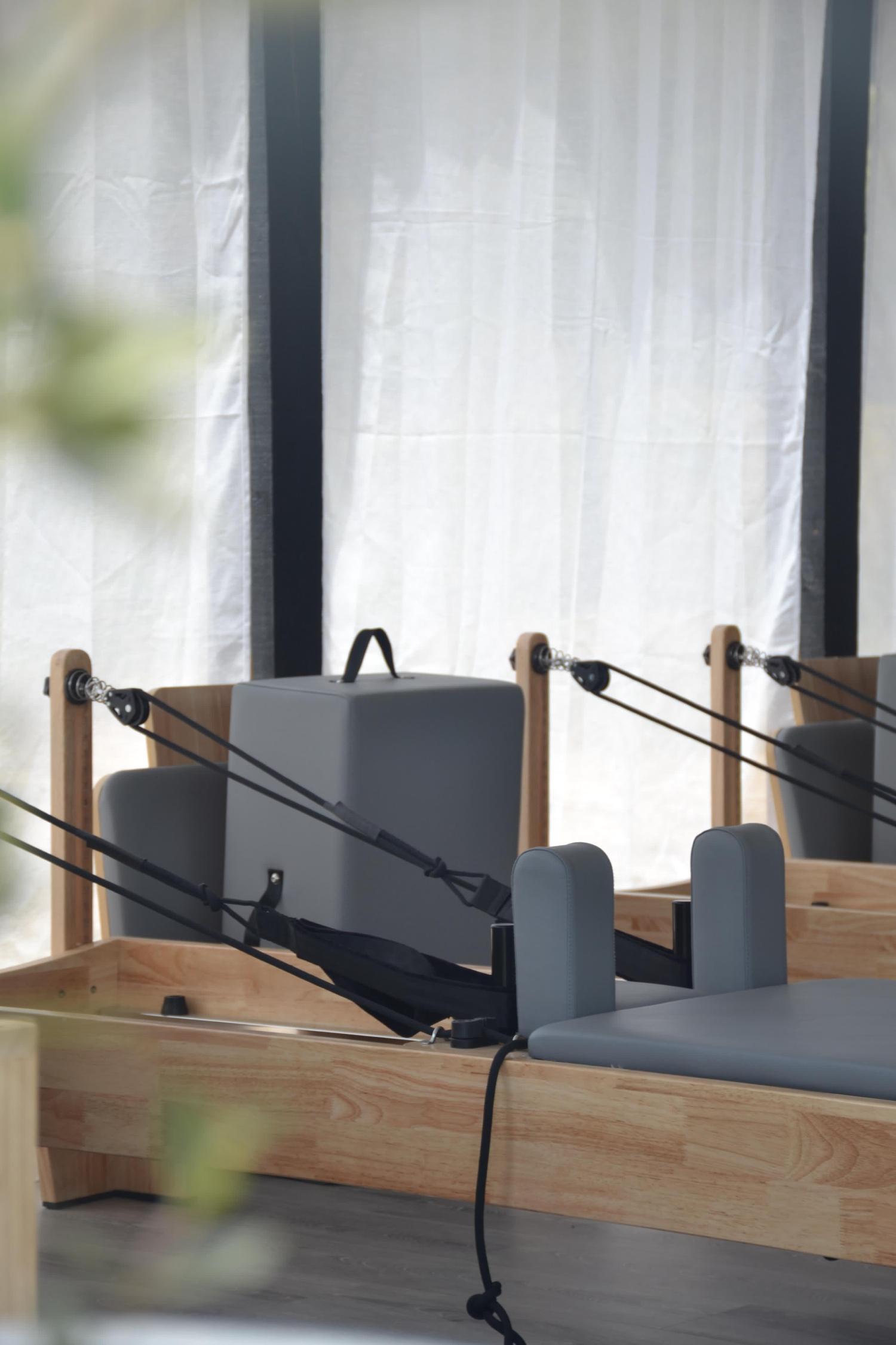 Detalle de las camillas reformer